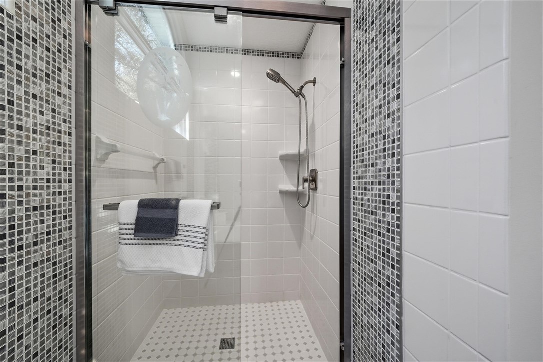 Primary bathroom shower
