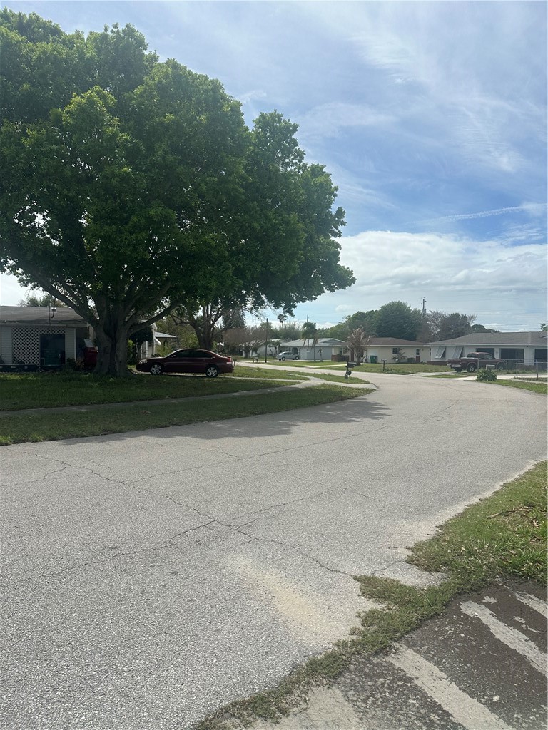 View of  street with a residential view