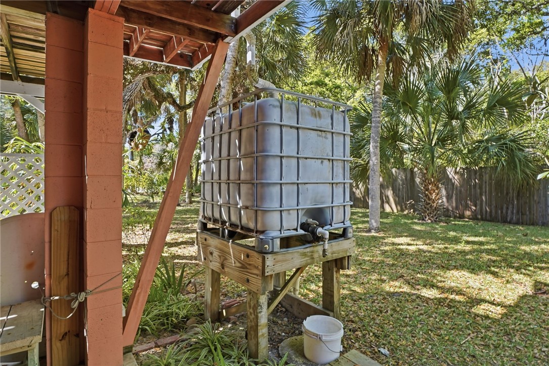 Outdoor rain catcher