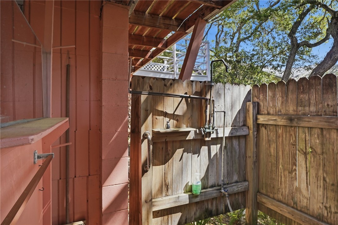 Outdoor shower