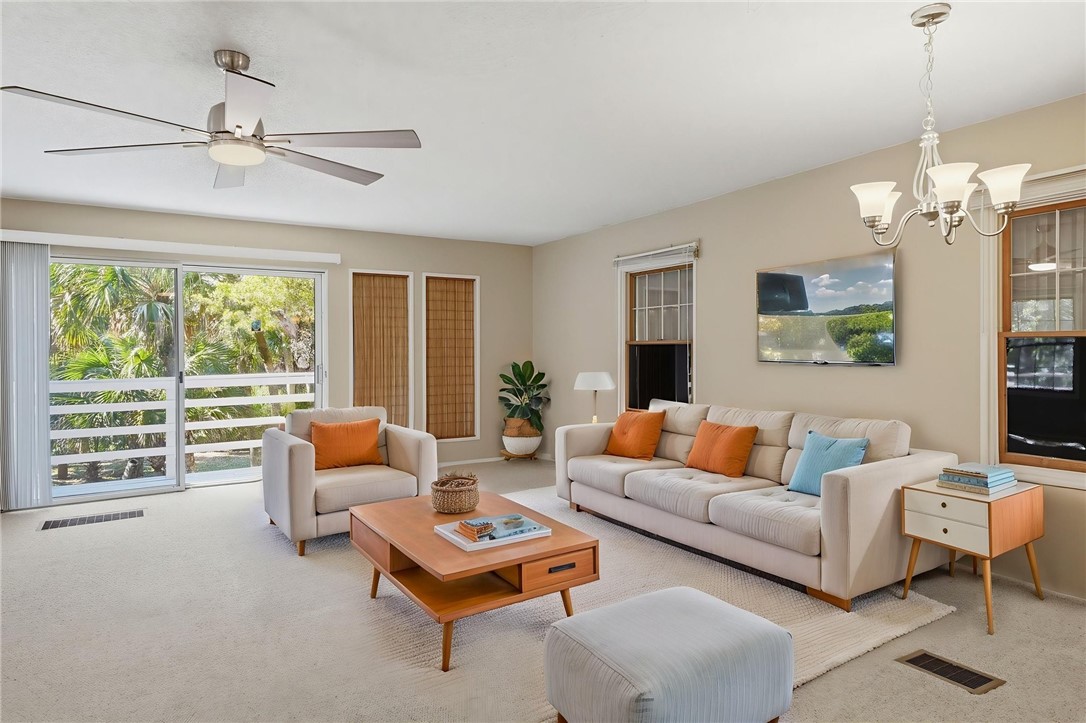 Virtual staging living area