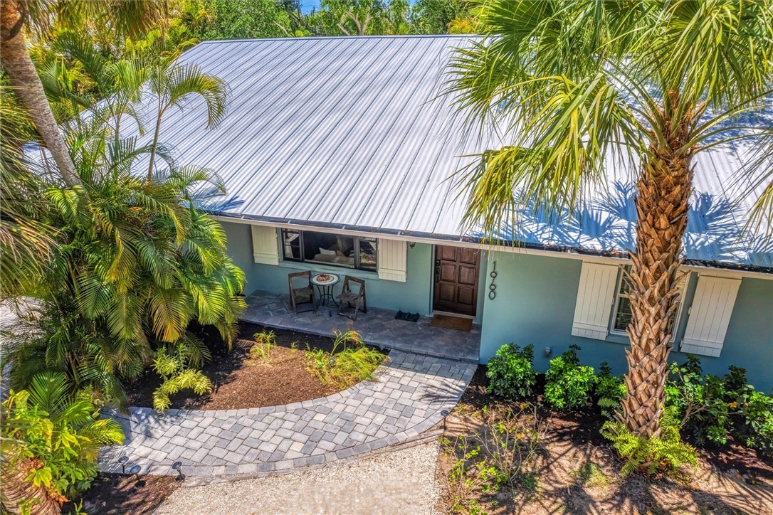 Concrete exterior with 2021 metal roof