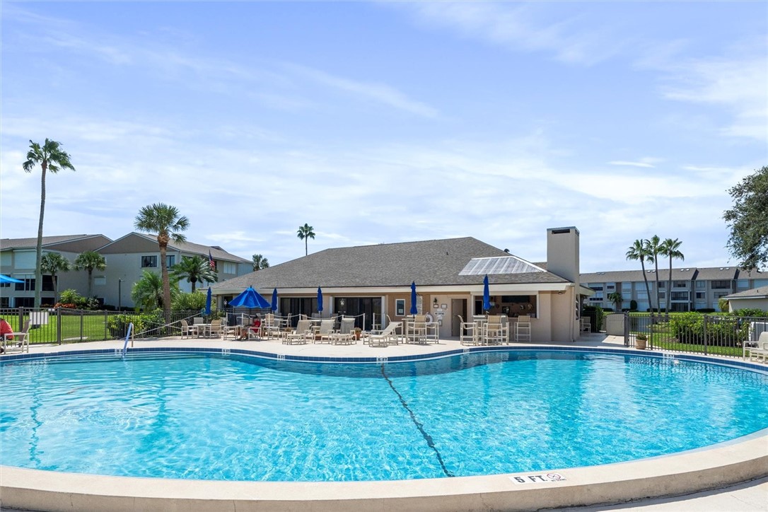 Community swimming pool with Clubhouse and outdoor