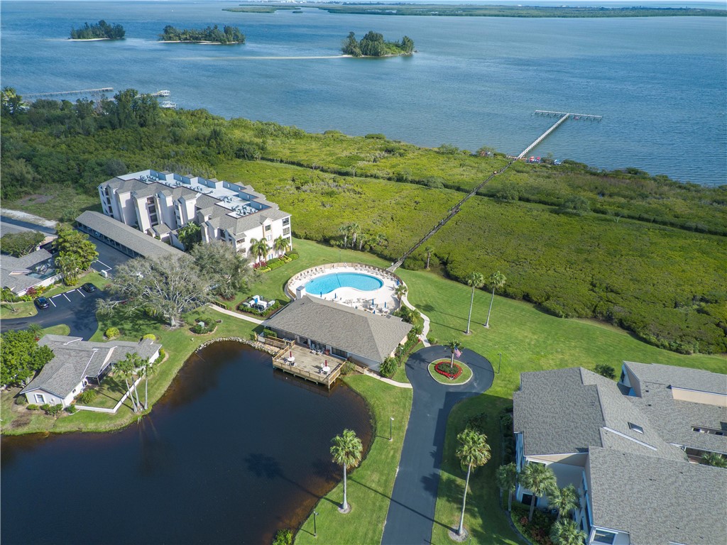 Waterfront property featuring, a resort-style pool
