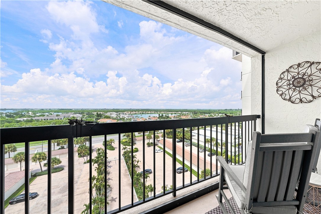 West Balcony with river views off the guest room a