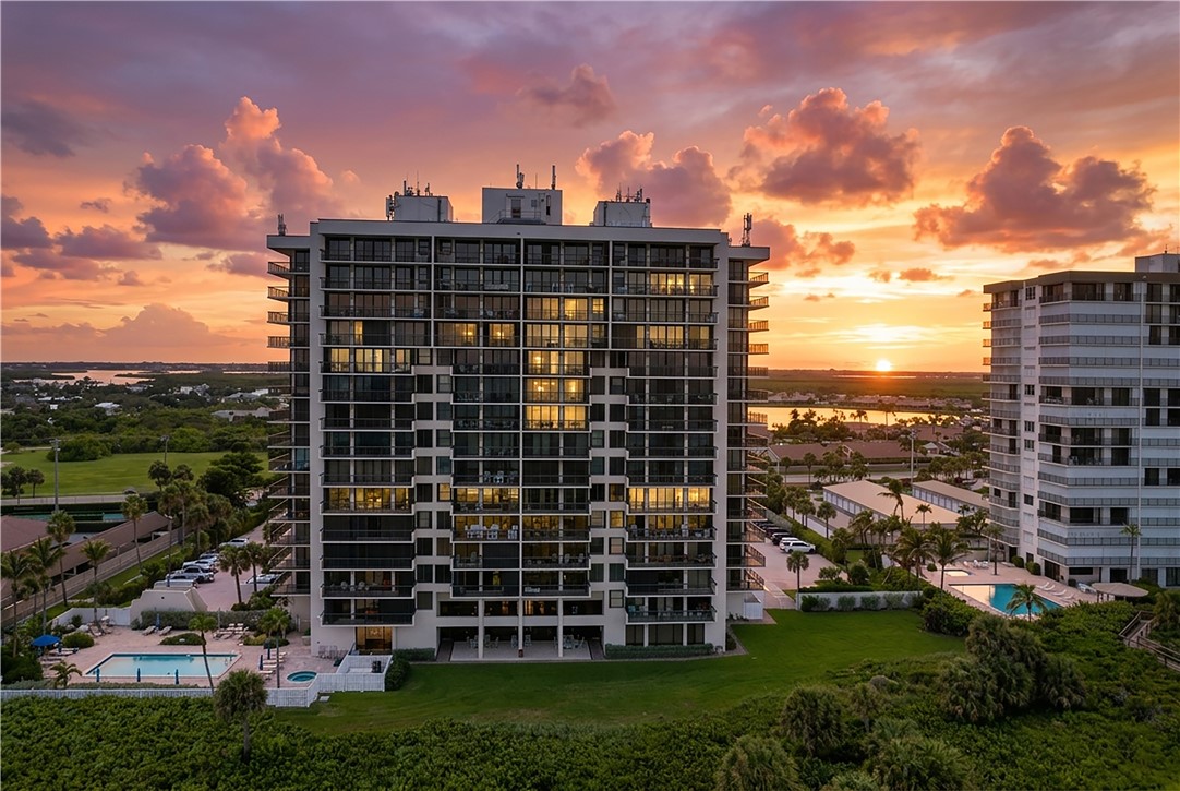Ocean view at sunset, community heated pool and sp